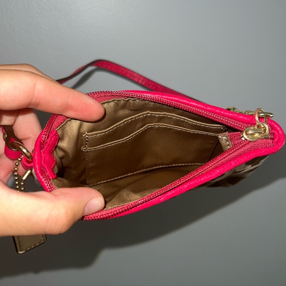 Small Coach Wristlet - Picture 4 of 5